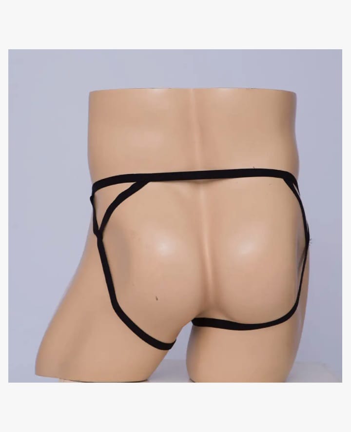 Men Open Hole Lace See Through G-string Underwear